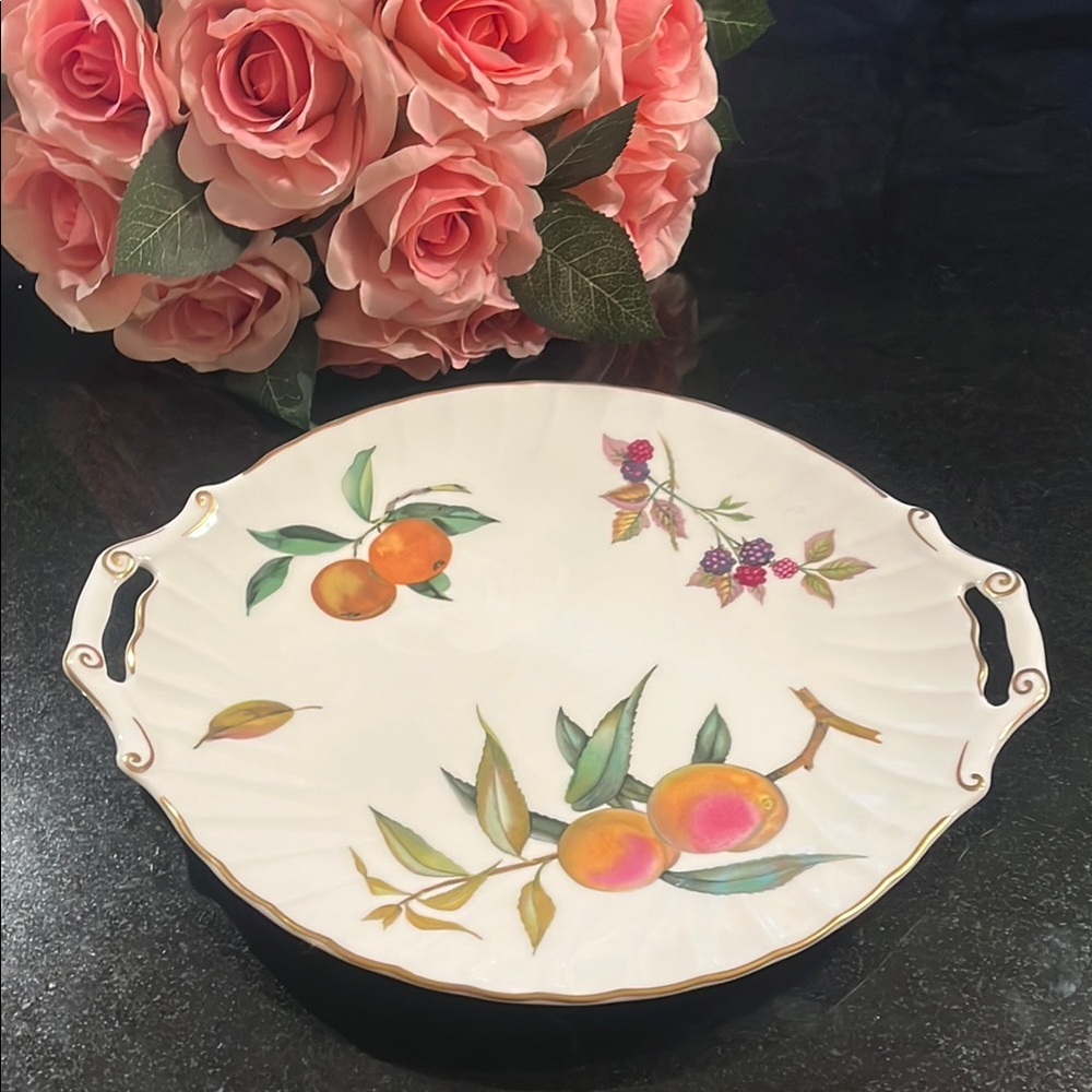 12" Handled Cake Plate "Arden" by Royal Worcester